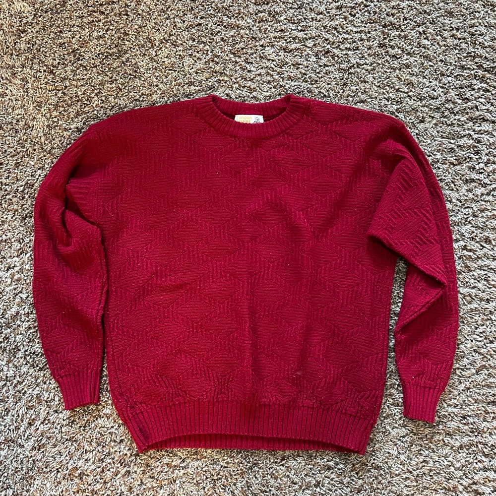 Red Crewneck Sweater